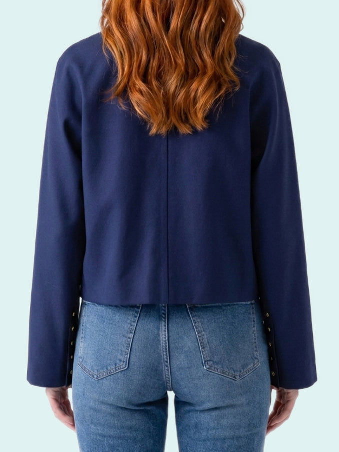 Celine Cotton Gabardine Cardigan Jacket