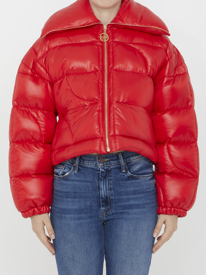 Patou Jp Short Puffer Jacket Red