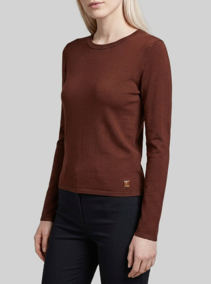 Saint Laurent Cassandre Long-sleeve Top