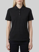 Saint Laurent Petit Polo Broderie Cassandre Black