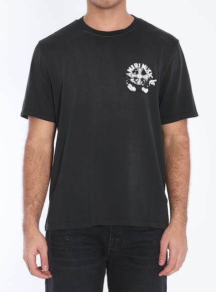 Amiri Amiri Music Record T-shirt Black