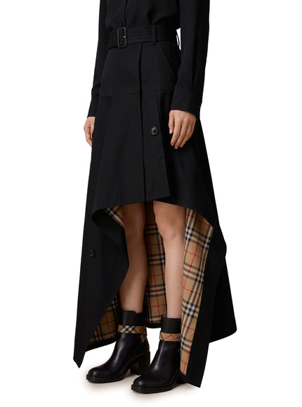 Burberry Asymmetric Midi Trench Skirt