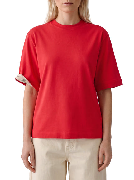 Jacquemus Short Sleeve Rond Carré T-shirt Red