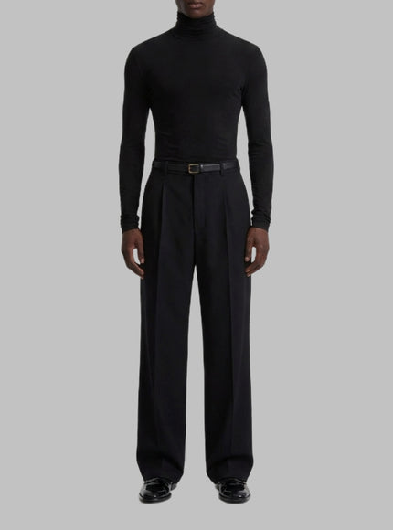 Stretch Jersey Turtleneck Top