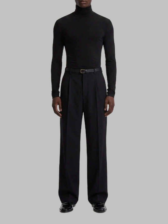 Saint Laurent Stretch Jersey Turtleneck Top