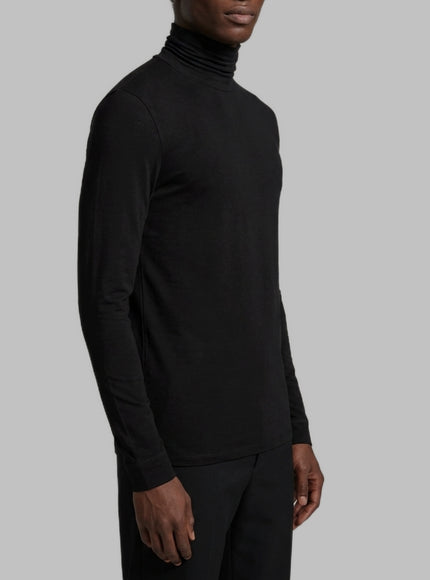 Stretch Jersey Turtleneck Top