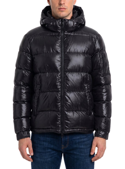 Herno Polar Tech Hooded Down Jacket Black