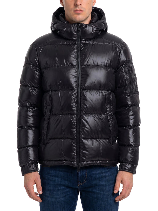 Herno Polar Tech Hooded Down Jacket Black