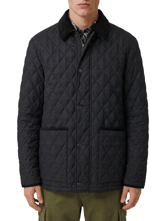 Burberry Haddington Quilted Nylon Jacket Black