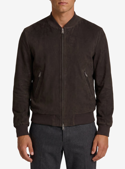 Didier Suede Bomber Jacket