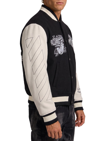 Off White Cat Off College Jacket