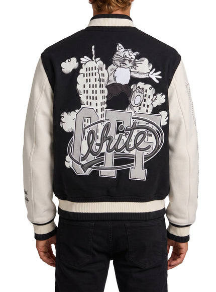 Off White Cat Off College Jacket