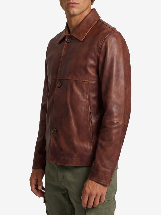 Arma Steep Leather Jacket