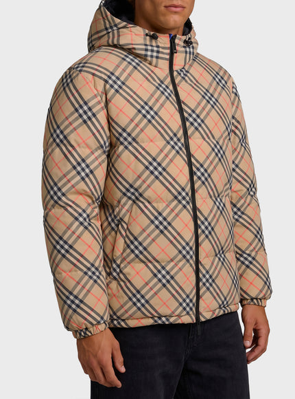Burberry Reversible Snowdonia Check Down Jacket