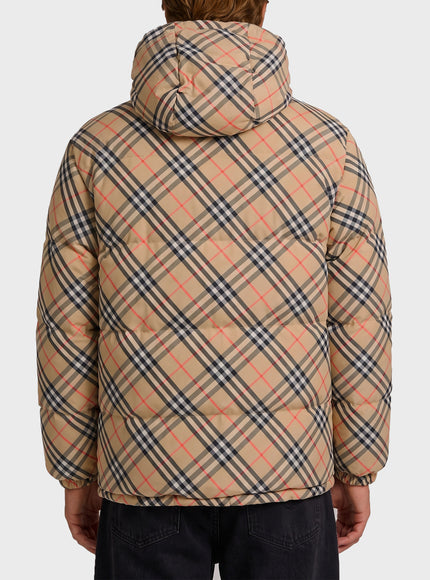 Burberry Reversible Snowdonia Check Down Jacket