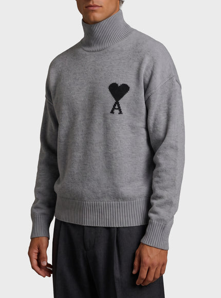 Ami Paris Ami De Coeur Turtleneck Sweater
