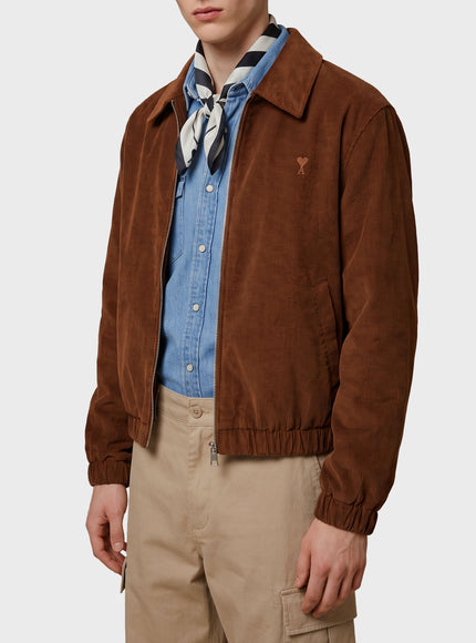 Ami Paris Ami De Coeur Corduroy Jacket