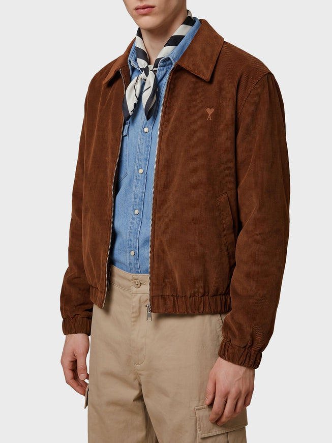Ami Paris Ami De Coeur Corduroy Jacket