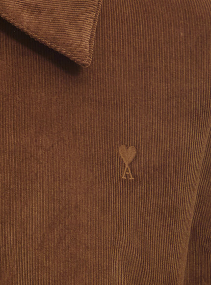 Ami Paris Ami De Coeur Corduroy Jacket