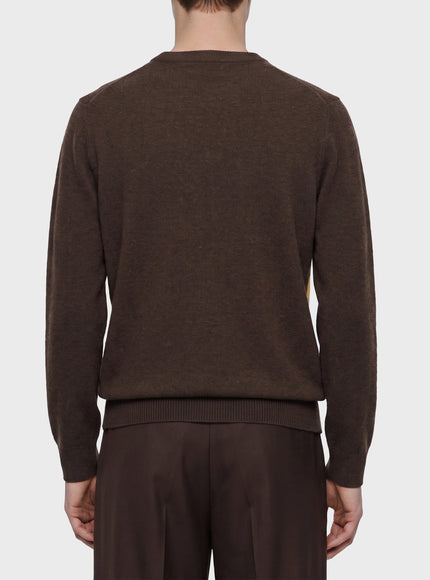 Ballantyne Cashmere Crewneck Diamond Sweater