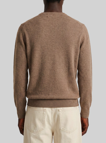 Ballantyne Cashmere Crewneck Diamond Sweater