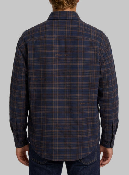 Off White Off-white Check Padded Overshirt