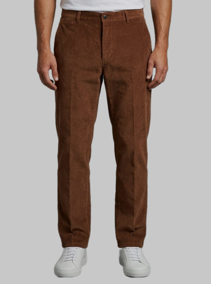 Ami Paris Parisian Fit Corduroy Trousers Brown