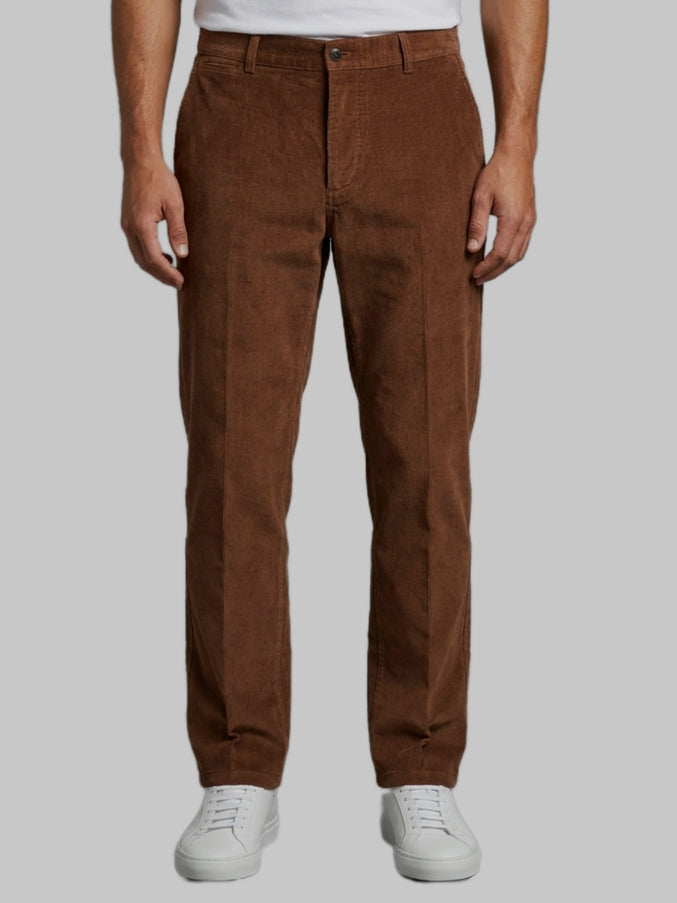Ami Paris Parisian Fit Corduroy Trousers Brown