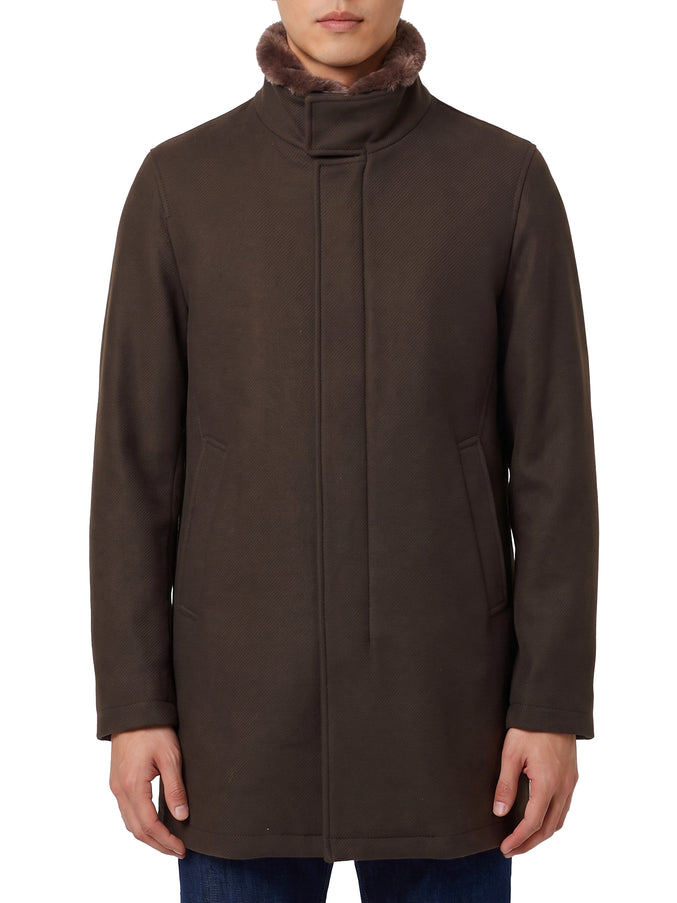 Herno Brown Short Coat Brown