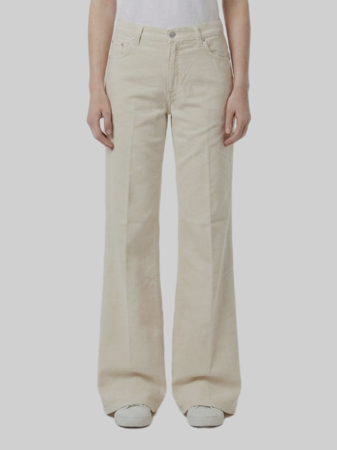 Haikure Clara Velvet Pier Jeans White