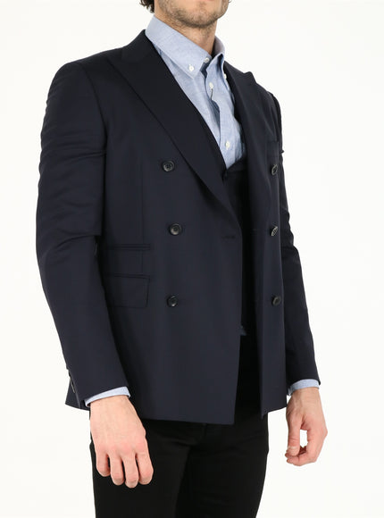Tonello Blue Wool Jacket