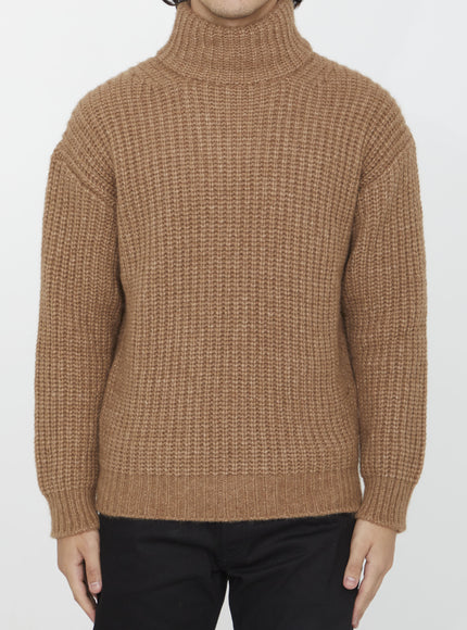 Roberto Collina Alpaca Jumper Beige
