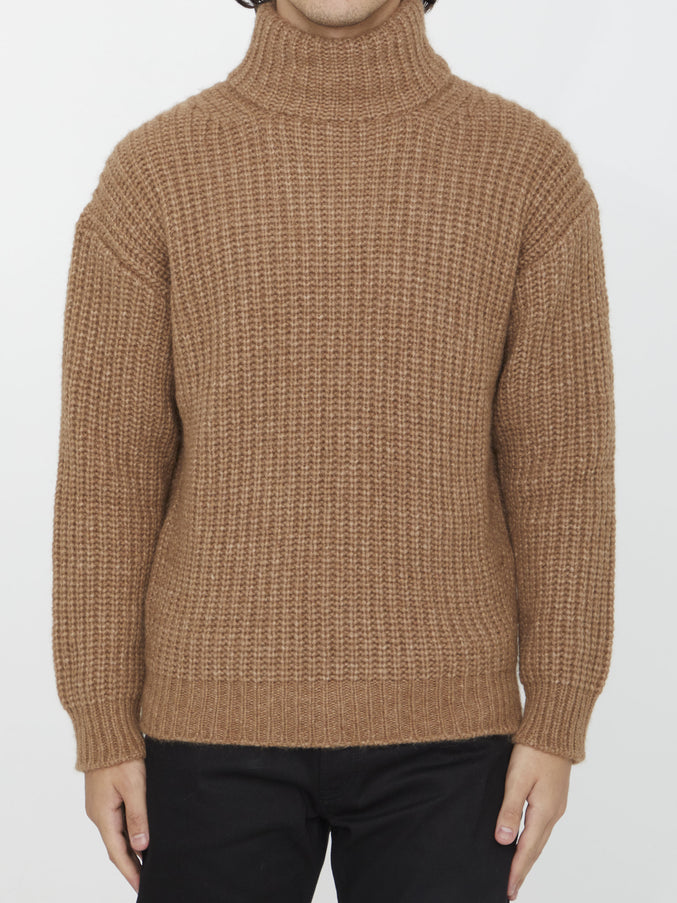 Roberto Collina Alpaca Jumper Beige