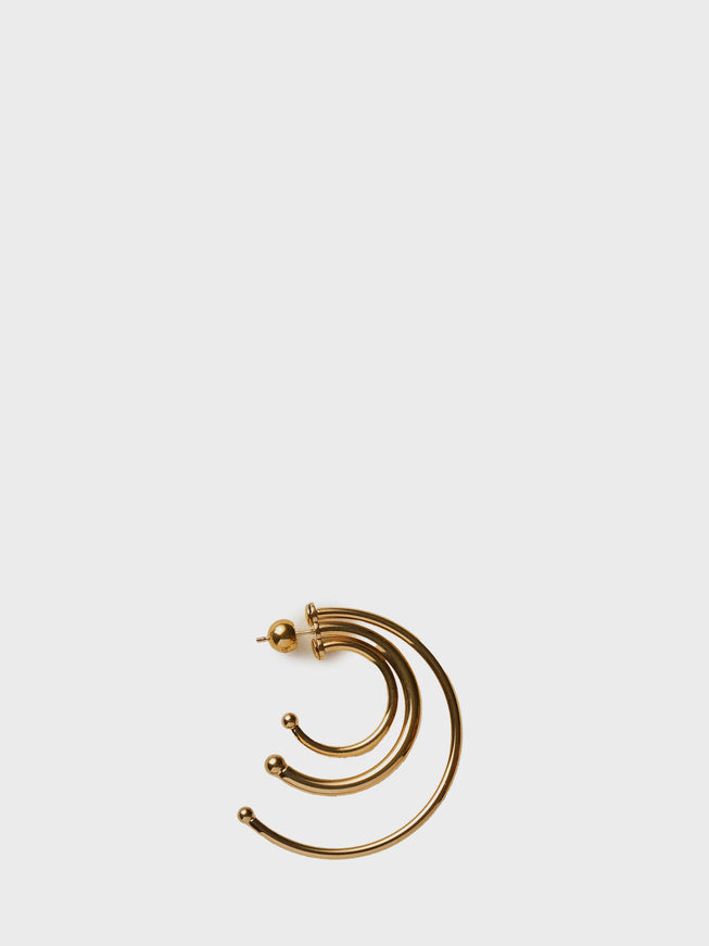 Panconesi Pierced Solar Hoops Earrings Small