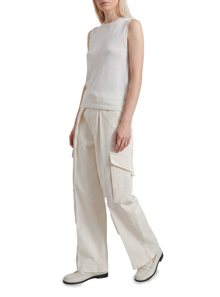 The Frankie Shop Beige Oslo Cotton Cargo Beige