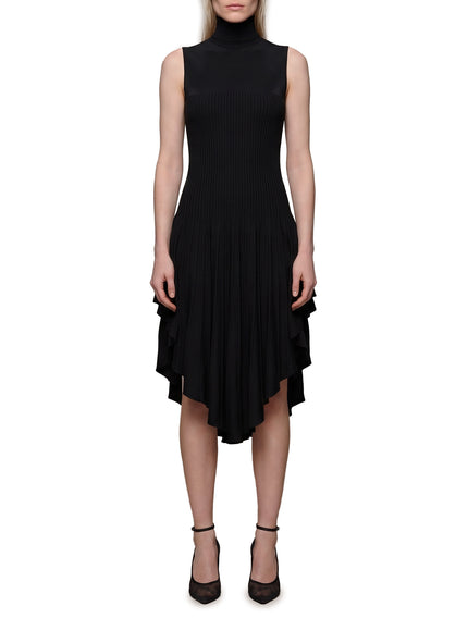 Alaia Shaping Pointed Dress Black