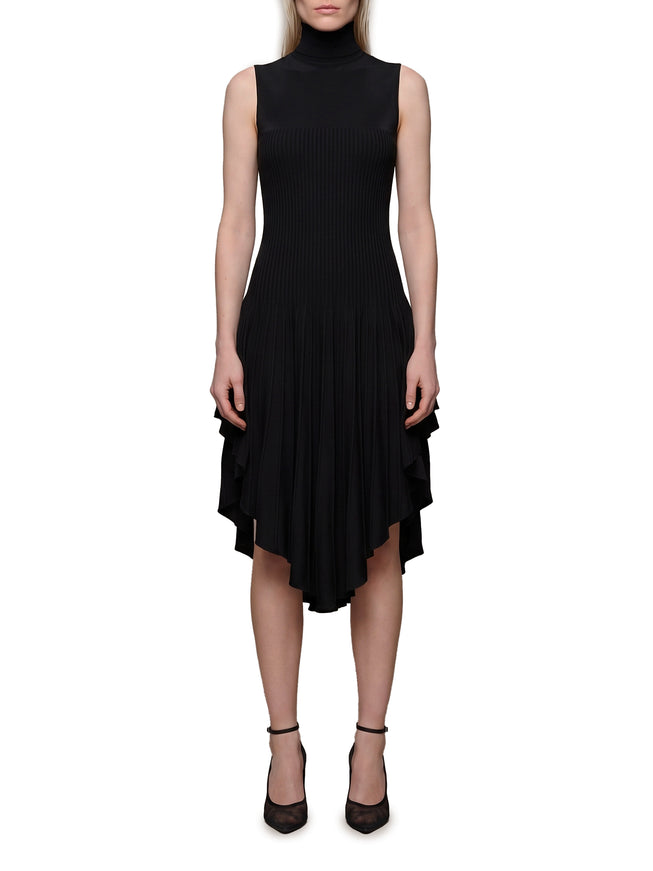 Alaia Shaping Pointed Dress Black