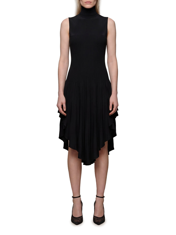 Alaia Shaping Pointed Dress Black