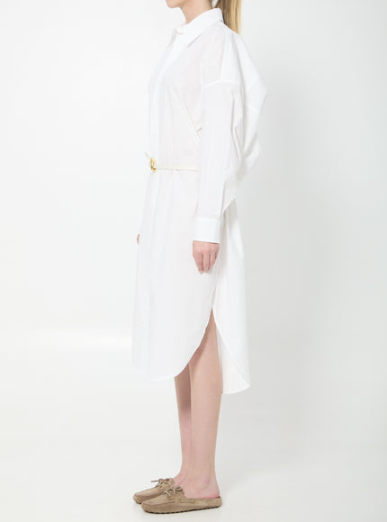 The Frankie Shop Bloom Organic Cotton Shirt Dress