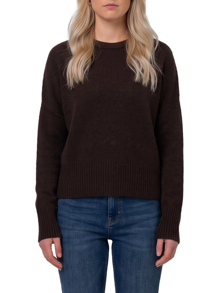 Lisa Yang Dark Oak Mila Sweater Brown