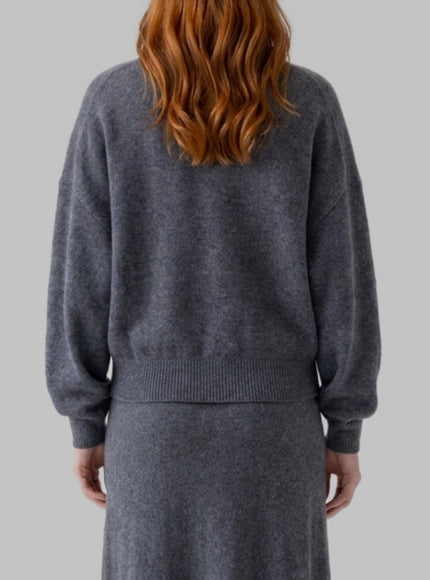 Lisa Yang Graphite Veira Sweater