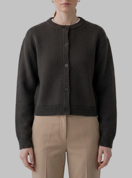 Lisa Yang Dark Fern Emmylou Cardigan Jacket Green
