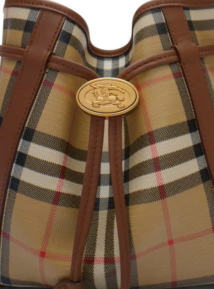 Burberry Mini Check Bucket Bag