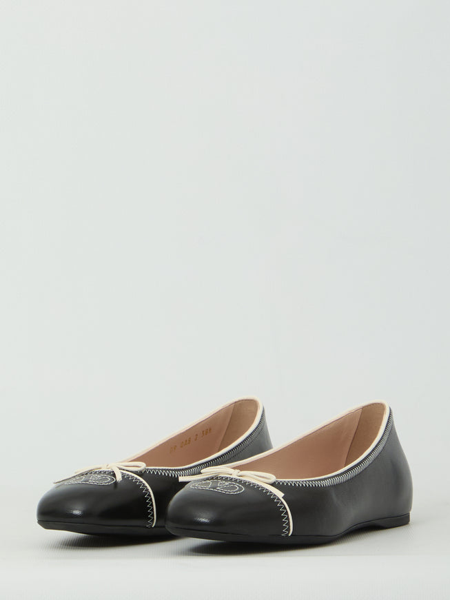 Valentino Garavani Vlogo Signature Ballet Flats