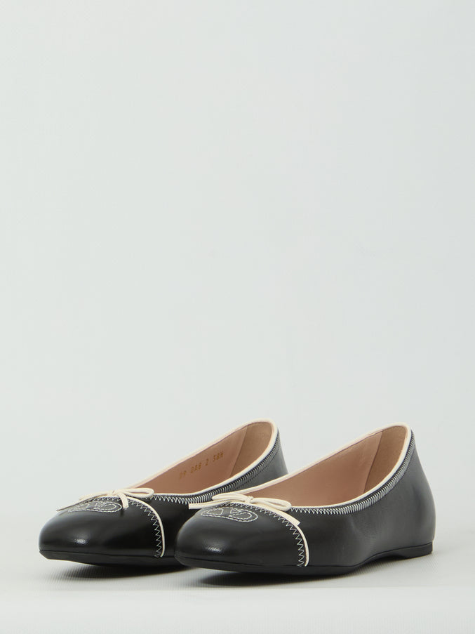 Valentino Garavani Vlogo Signature Ballet Flats