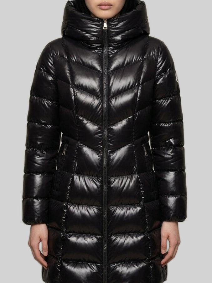 Moncler Marusse Midi Puffer Jacket Black