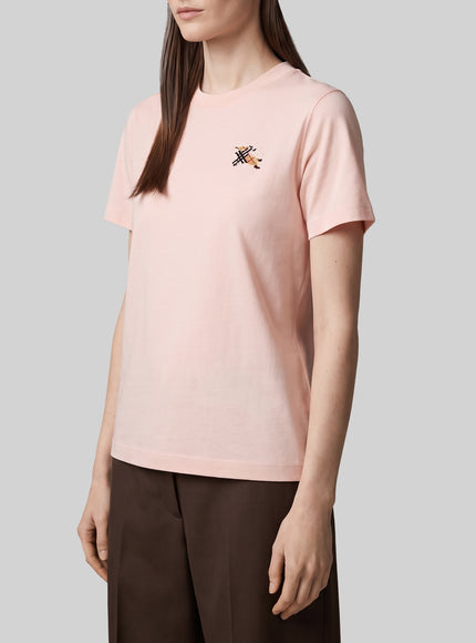 Burberry Knight Check Cotton T-shirt