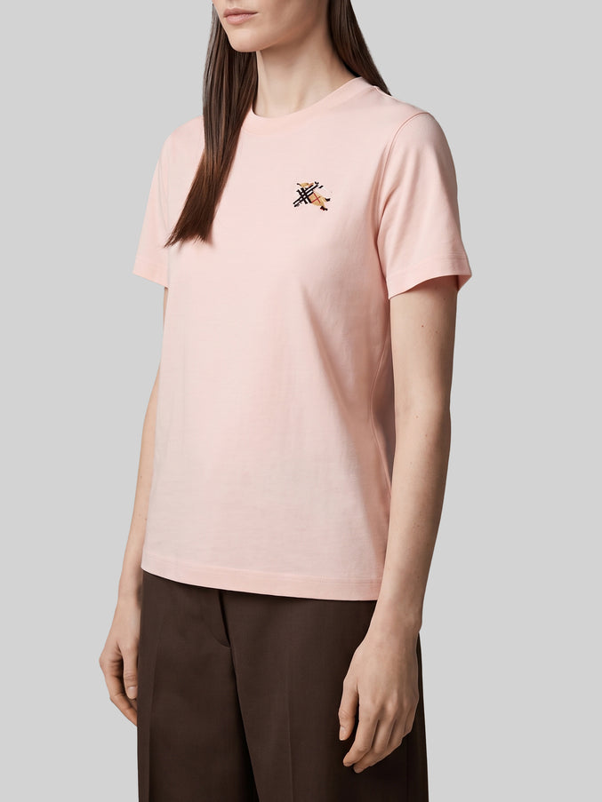 Burberry Knight Check Cotton T-shirt