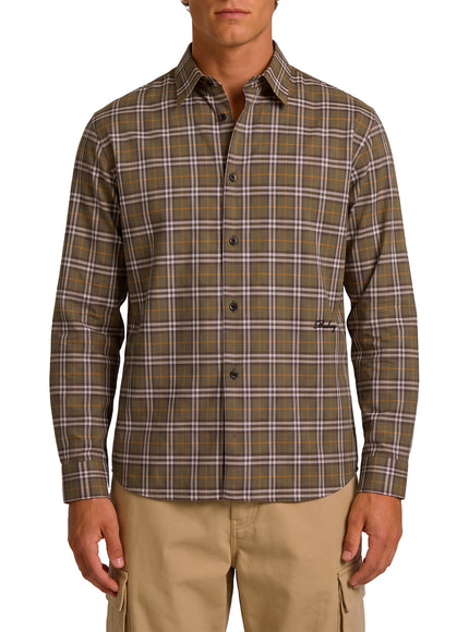 Burberry Check Cotton Shirt Green