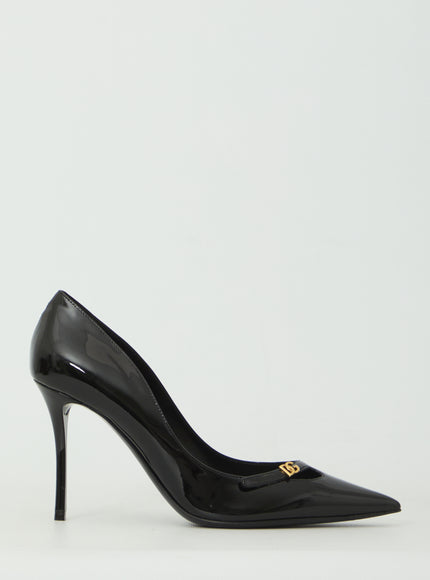 Dolce & Gabbana Elegant Patent Leather Pumps Black